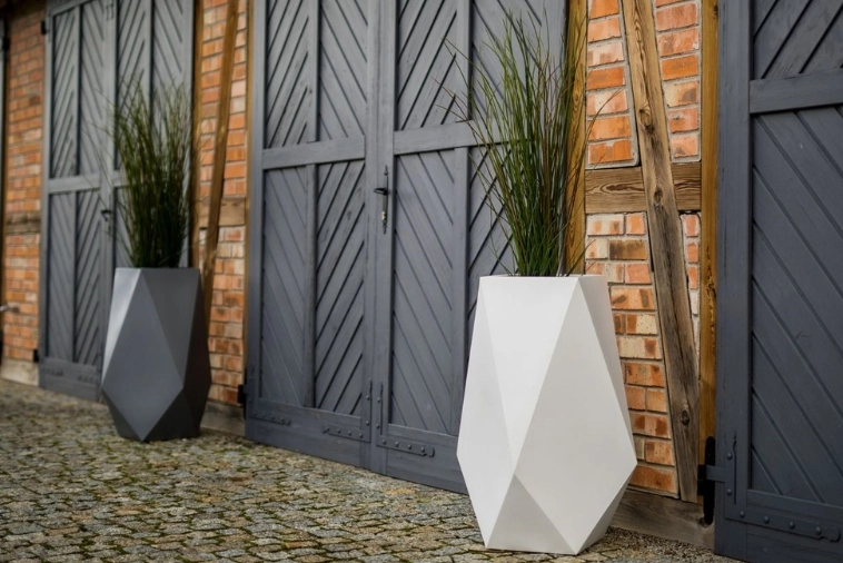 Zestaw donic Volcano biały i antracyt